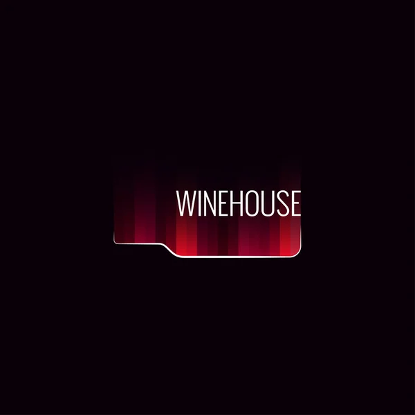 Ilustrasi latar belakang abstrak botol anggur - Stok Vektor