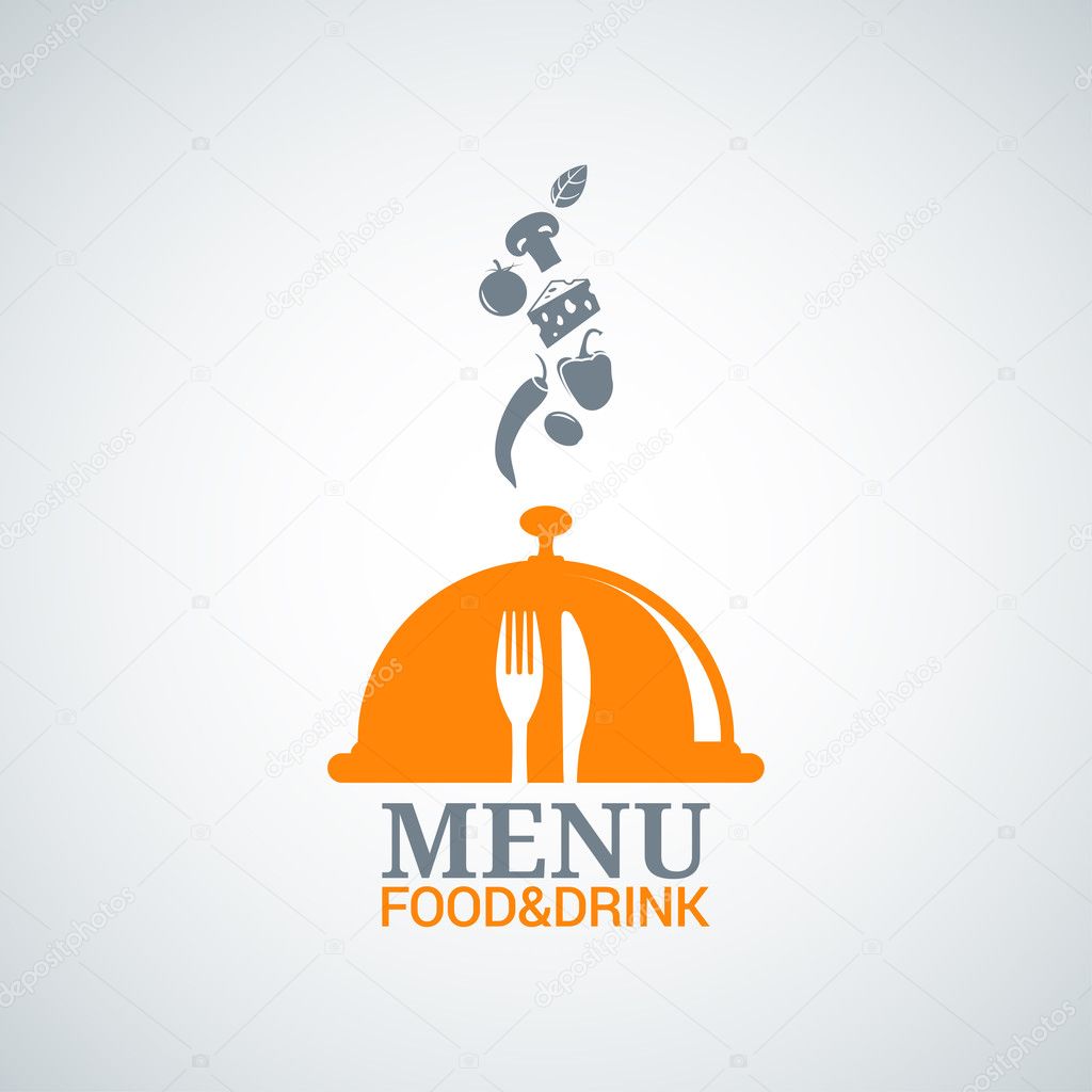 menu design food drink dishes background