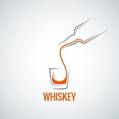splash arka plan cam şişe viski shot