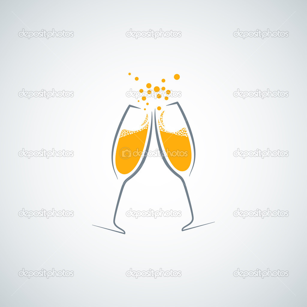 champagne glass background