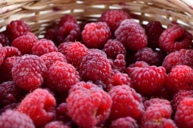 Sepette taze ahududu