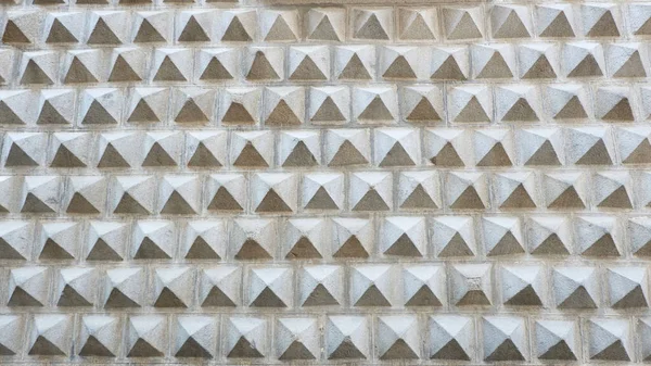 Vintage Grey Wall Pyramidal Shape Toledo Spain Concrete Textured Surface — ストック写真