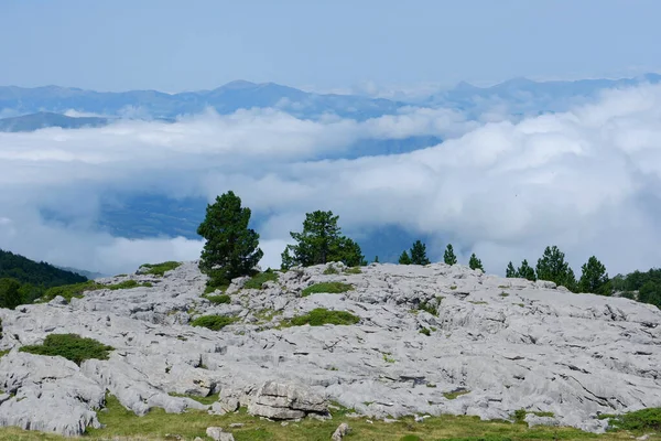 Mountain Landscape Sunny Day Summertime Pyrenees Mountains France — Zdjęcie stockowe