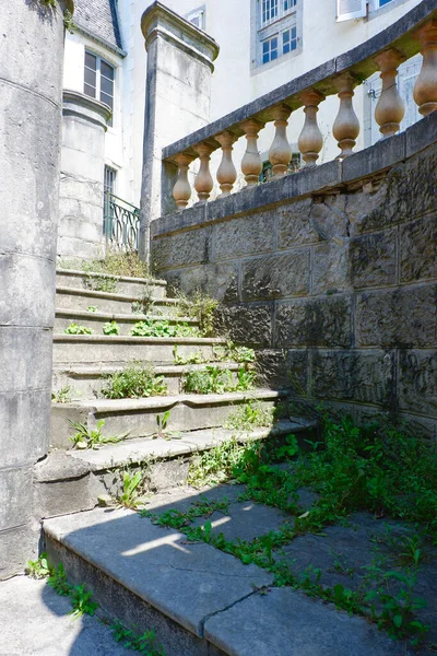 Escaleras Vintage Deterioradas Desde Exterior Oloron Sante Marie Francia Arquitectura — Foto de Stock