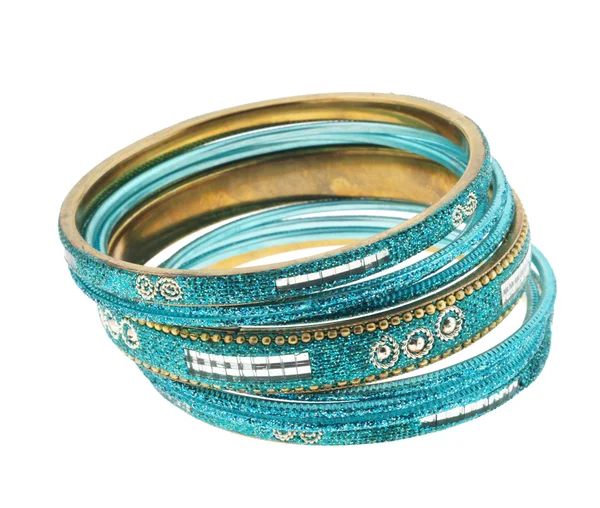 Blue bracelets — Stock Photo, Image