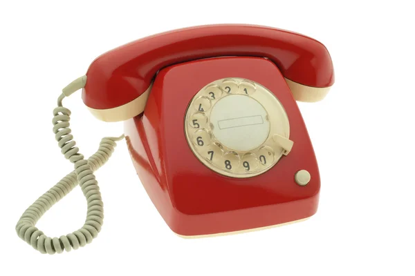 Telefone Vermelho — Fotografia de Stock