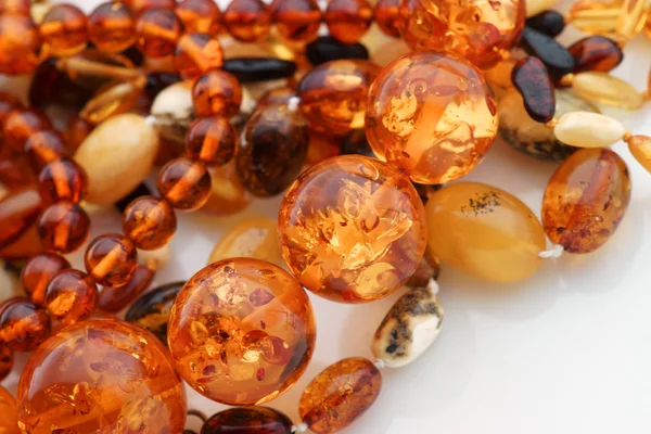 Amber jewelry — Stockfoto