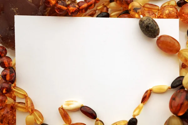 Amber Jewelry — Stock Photo, Image