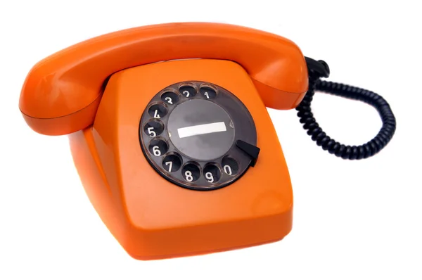 Vecchio telefono con quadrante rotante — Foto Stock