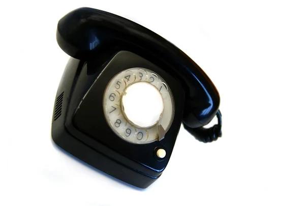 Vieux téléphone avec cadran rotatif — Photo