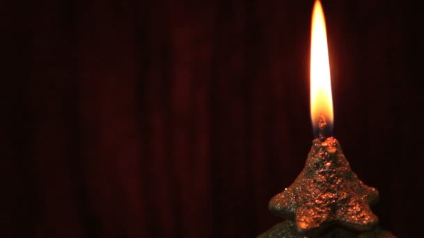 至于圣诞蜡烛 — 图库视频影像