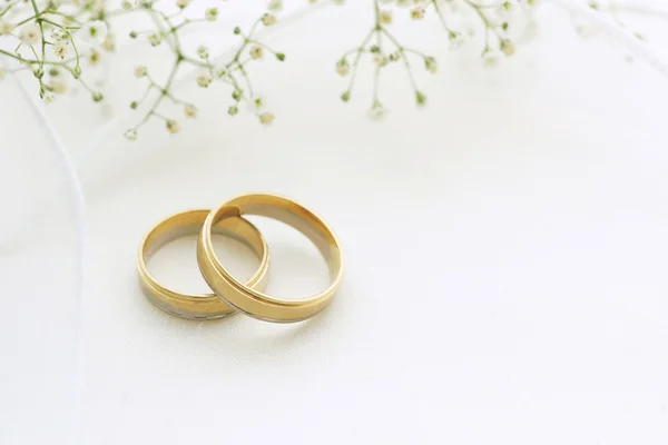 Wedding rings — Stock Photo, Image