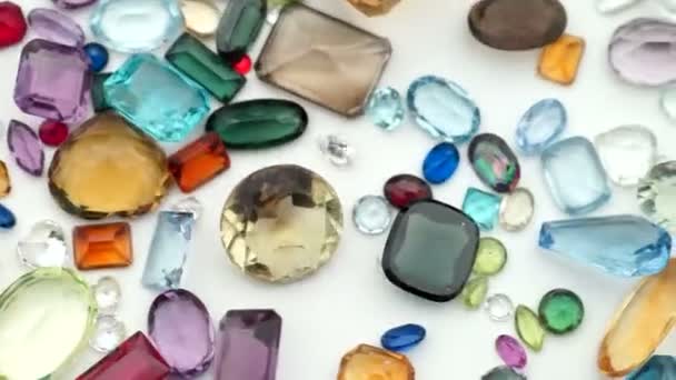 Shaking Gemstones — Stock Video