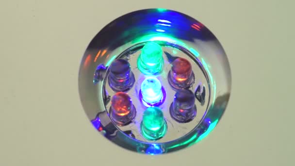 LED lampeggianti — Video Stock