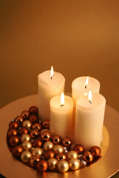 Candele di Natale — Foto Stock