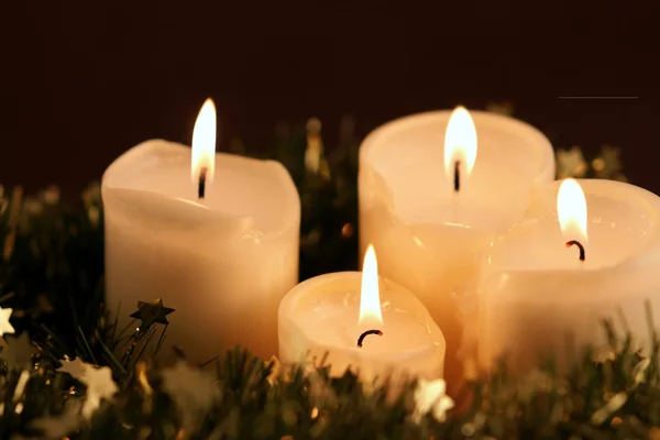 Candele di Natale — Foto Stock