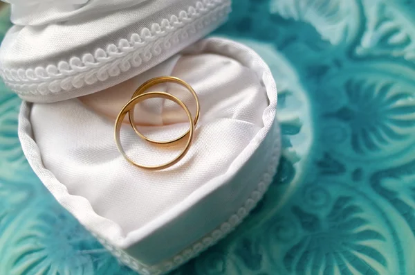 Svatební prsteny Stock Fotografie