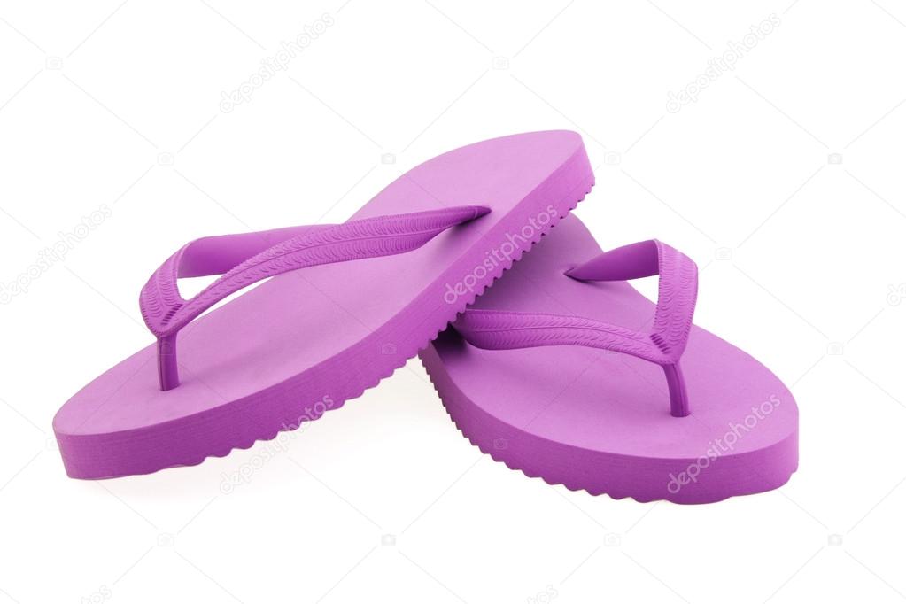 Pink flip flops