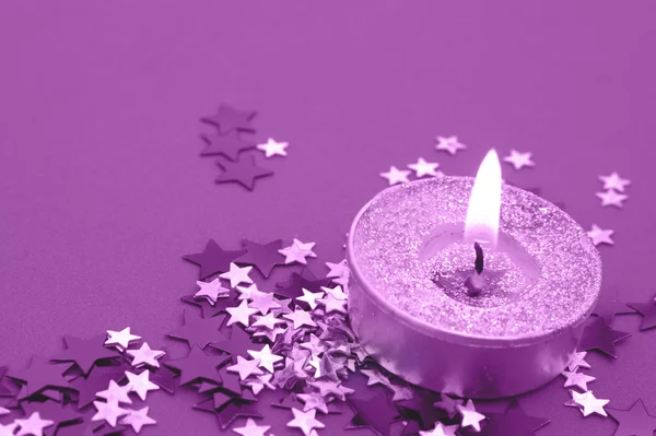 Small candle — Stock Photo, Image