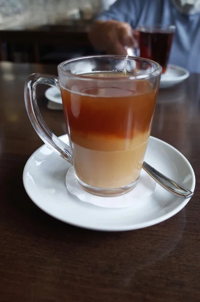 Tea in a glass — Stock Photo, Image