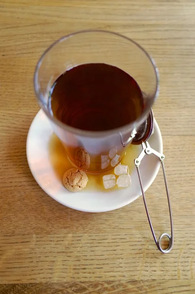 Tea in a glass — Stock Photo, Image
