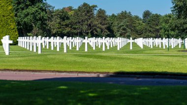 Normandy American Cemetery and Memorial is World War II cemetery and memorial that honors American troops.