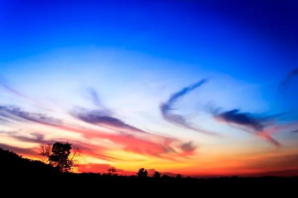 Cielo al atardecer — Foto de Stock