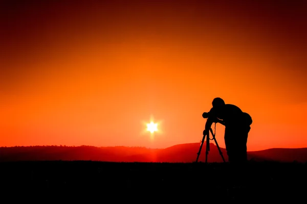 siluetleri fotoğrafçılar