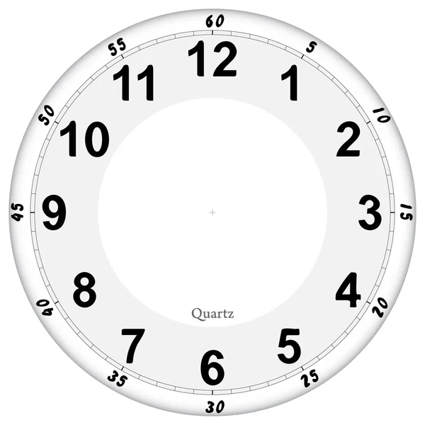 Zifferblatt der Uhr — Stockvektor
