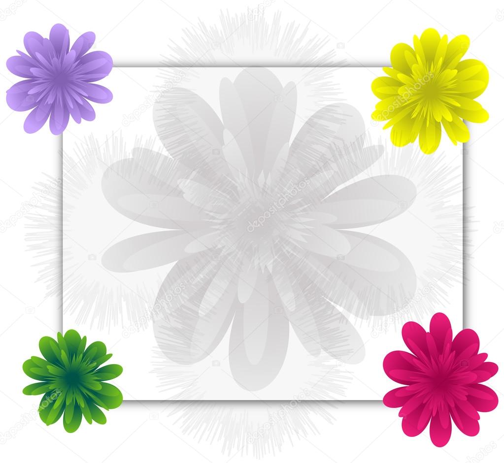 Flowers frame