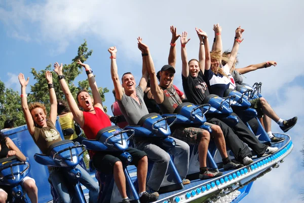 Disko döner eğlence parkı