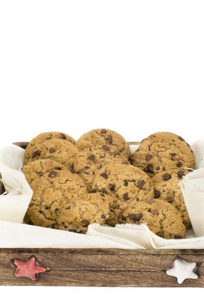 Bandeja de galletas de chocolate chip —  Fotos de Stock