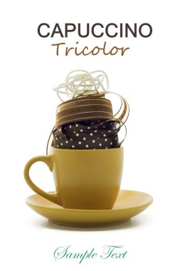 odasının tricolor. kavramsal serie. izole