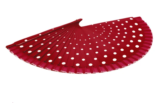 Espanhol ventilador vermelho — Fotografia de Stock