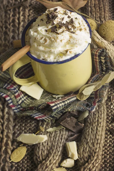 Cup of hot chocolate — Stock Photo, Image