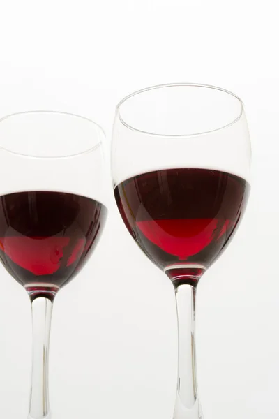 Glasses of red wine — Stock Photo, Image