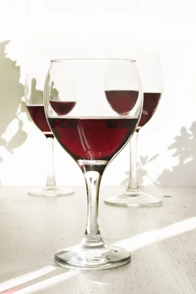 붉은 포도주 한잔 — 스톡 사진