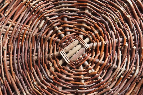 Details of woven basket