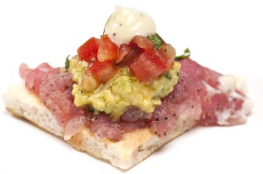 domates ve fesleğen bruschetta kanepe