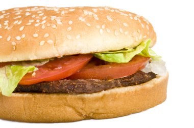 Hamburger yakın çekim