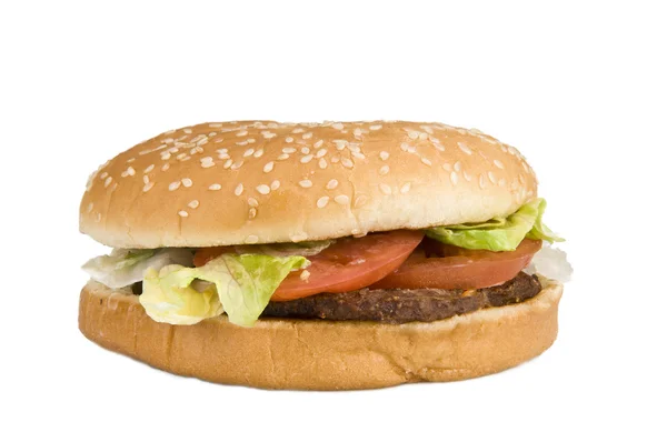 分離されたハンバーガー ホワイト — ストック写真