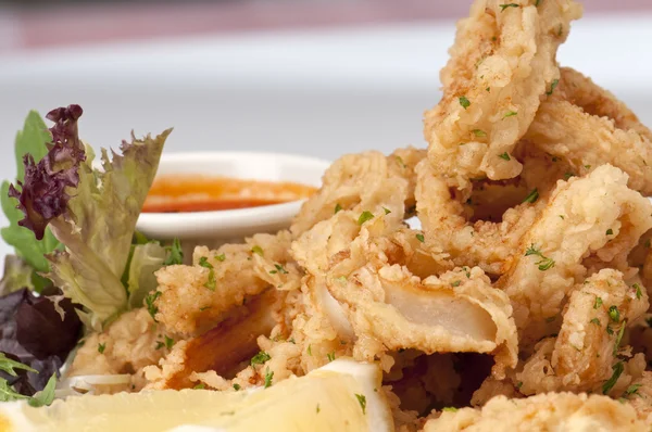 Fried Calamari Close Up — Stock Photo, Image