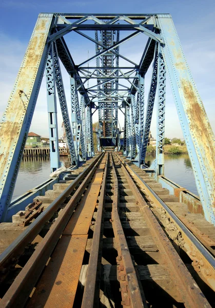 Die blaue Brücke riachuelo — Stockfoto