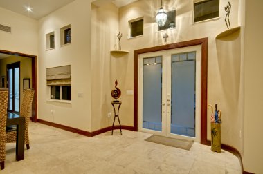 modern ev giriş
