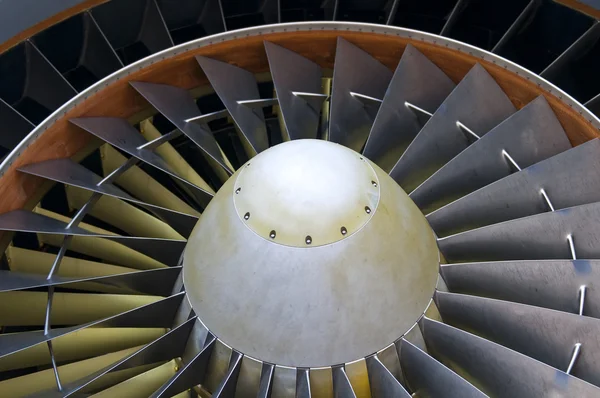 Details der Flugzeugturbine — Stockfoto