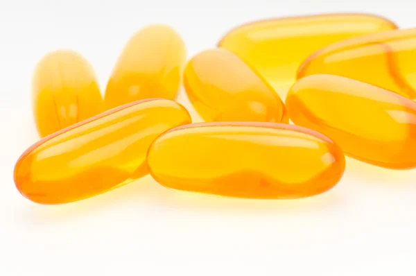 Omega-3 tabletki — Zdjęcie stockowe