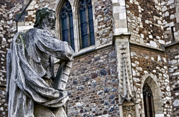 Statue in Petrov Cathedral — Stock Photo, Image