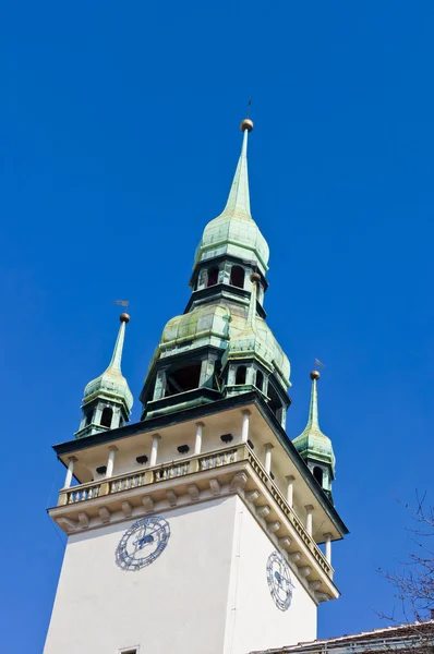Old Town Hall Brno Tower Closeup — Stok Foto