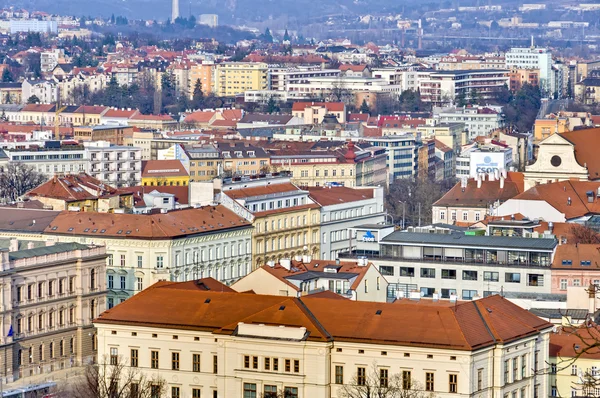 Telhados vermelhos de Brno . — Fotografia de Stock