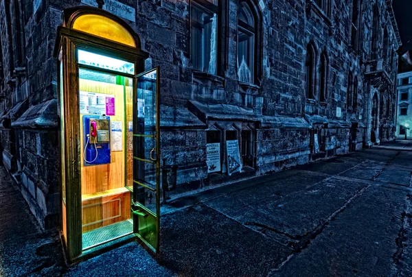 The Phone Booth in Budapest — Stock Photo, Image